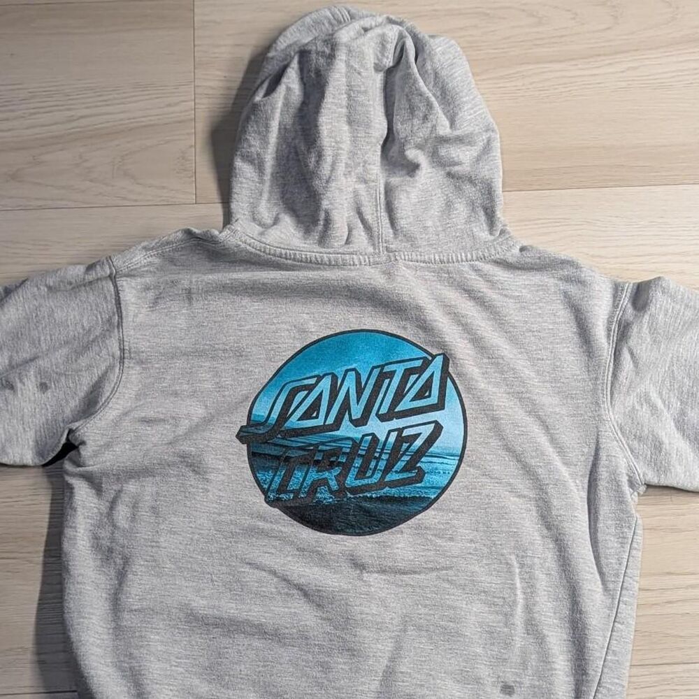Santa-cruz Men's Grey Hoodie